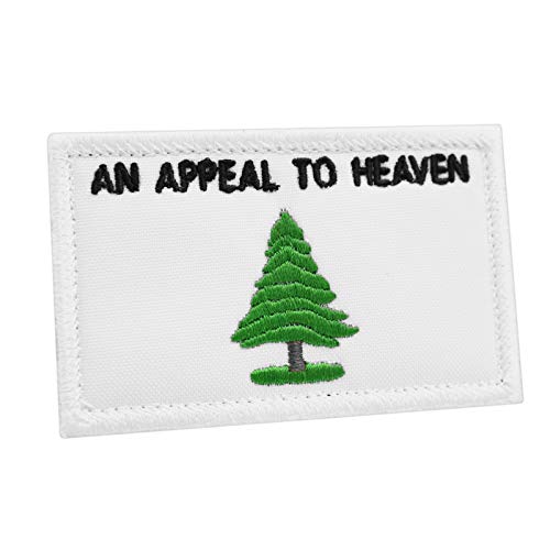 LEGEEON An Appeal to Heaven Pine Tree 2x3.25 American Revolution Patriot USA Morale Fastener Cap Patch von LEGEEON