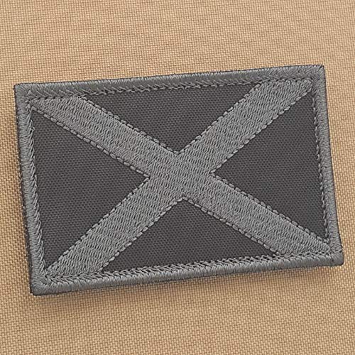 LEGEEON Blackout Alabama State Flag 2x3.25 Subdued Scotland Morale Tactical Military Hook Patch von LEGEEON