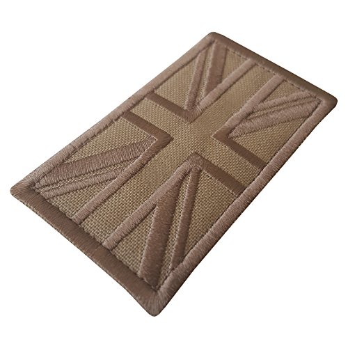 LEGEEON Coyote Brown Great Britain UK Union Jack Flag Tan Arid Morale Tactical Badge Army Embroidery Fastener Patch von LEGEEON