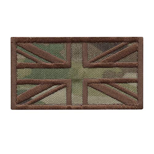 LEGEEON Multicam Union Jack Great Britain UK Flag OCP Morale Tactical Badge Army Embroidery Touch Fastener Patch von LEGEEON