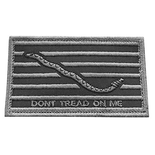 LEGEEON Subdued First Navy Jack DTOM Dont Tread On Me USN USA Tactical Morale Fastener Cap Patch von LEGEEON