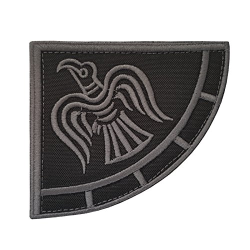 LEGEEON Subdued Rare Viking Raven Banner ACU Odin God of War Embroidered Hook Patch von LEGEEON