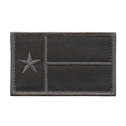LEGEEON Texas Lone Star Flag Blackout Subdued USA Army Tactical Morale Touch Fastener Cap Patch von LEGEEON