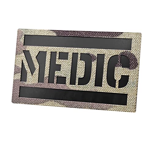 Tactical Medic Patch Multicam Paramedic EMS Lasercut von LEGEEON
