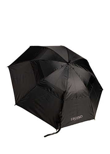 LEGEND Regenschirm Golfschirm Sturmschirm mit Knicktechnik (schwarz) von LEGEND