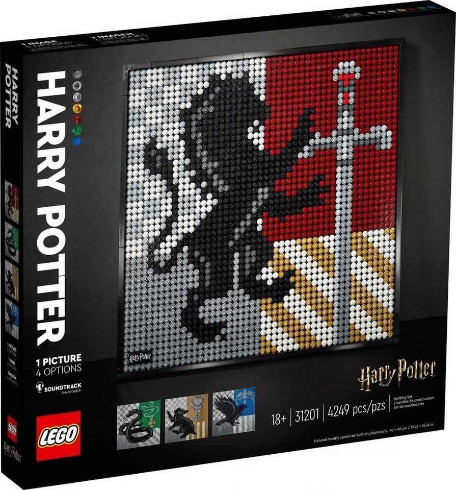 LEGO® Konstruktionsspielsteine LEGO® Art 31201 Harry Potter™ Hogwarts™ Wappen, (4249 St) von LEGO®