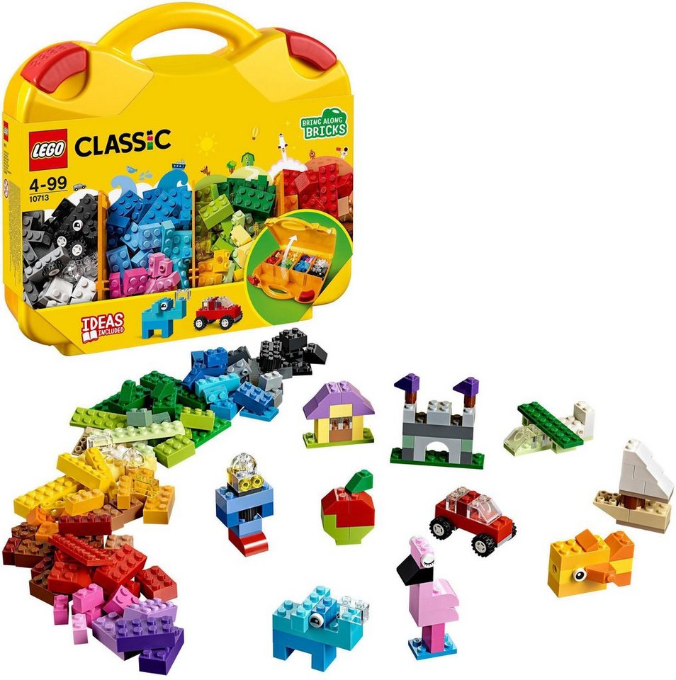 LEGO® Konstruktionsspielsteine Starterkoffer - Farben sortieren (10713), LEGO® Classic, (213 St), Made in Europe von LEGO®