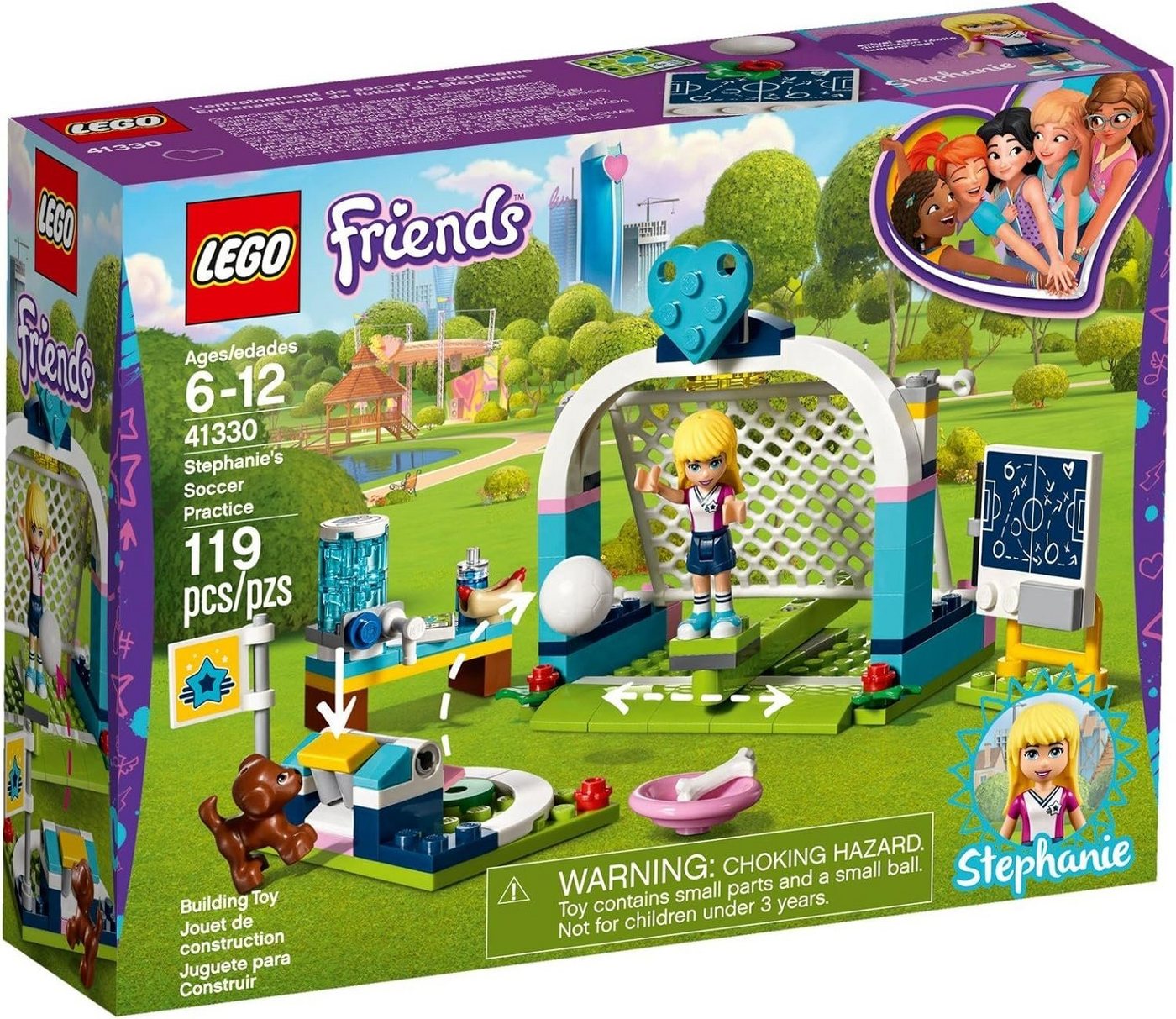 LEGO® Spielbausteine Friends - Fußballtraining mit Stephanie (41330), (119 St) von LEGO®