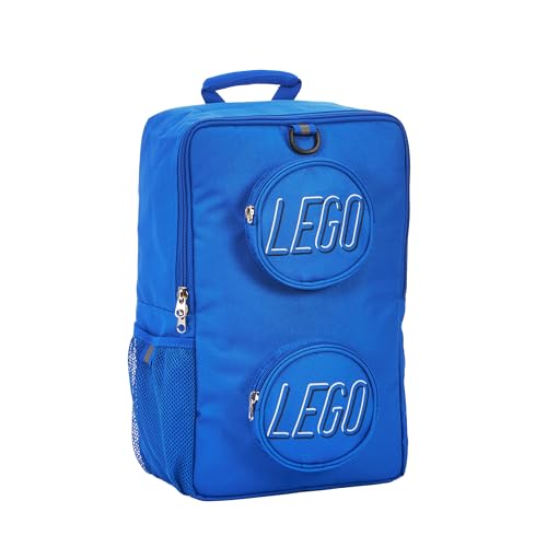 LEGO Unisex-Erwachsenen-Rucksack aus Ziegelstein, blau, Einheitsgröße, Rucksack von LEGO