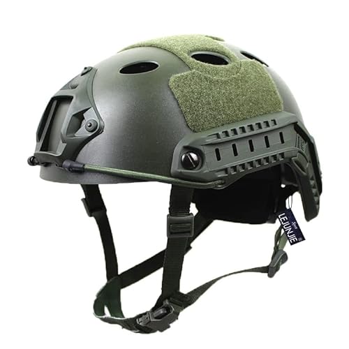 PJ Tactical Paintball Airsoft Helm Fast Militärhelm mit NVG-Halterung und seitlicher Führungsschiene von LEJUNJIE