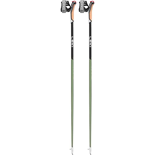 Leki Flash Carbon Stöcke, Green metallic-Black, 105CM von LEKI