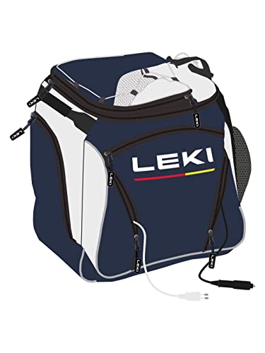 LEKI Bootbag Hot Blau, Snowboard-Rucksack, Größe 40l - Farbe True Navy Blue - Dawn Blue - Poppy Red von LEKI