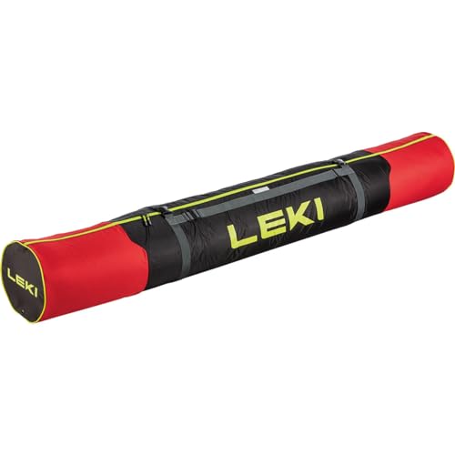 LEKI Cross Country Ski Tache, Bright red-Black-Neonyellow von LEKI
