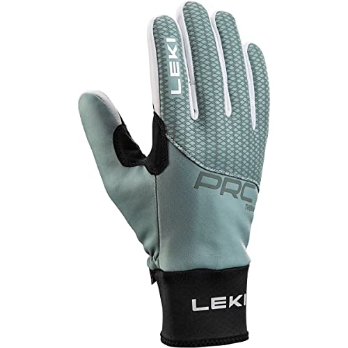 LEKI Damen PRC ThermoPlus Handschuhe, Black-Ice Green, EU 6,5 von LEKI