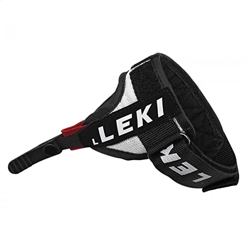 Leki Trigger 1 Schlaufen für Nordic Walking Stöcke, schwarz-Silber, S-M-L von LEKI