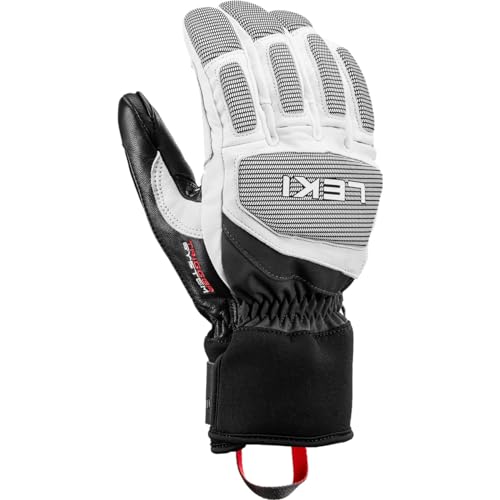 LEKI Griffin Pro 3D Handschuhe, White-Black, EU 8 von LEKI