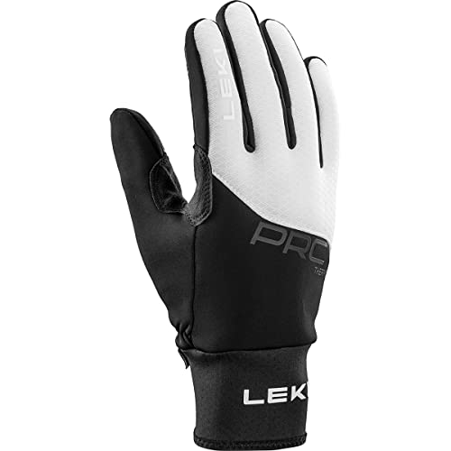 LEKI Damen PRC ThermoPlus Handschuhe, Black-White, EU 8.5 von LEKI