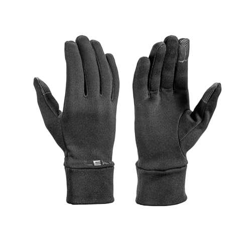 LEKI Inner Glove mf Touch Handschuhe, Black, EU 7 von LEKI