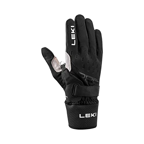LEKI Prc Premium Shark Schwarz - Leichter funktionaler Langlauf Handschuh, Größe 11 - Farbe Black - Sand von LEKI
