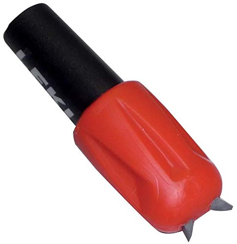 LEKI Unisex-Adult Nordic Blading Safety Tip, Ø 8,0, Black/red, One Size von LEKI