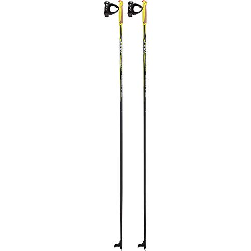 LEKI Unisex-Adult Sports Skistock, schwarz-gelb, 160cm von LEKI
