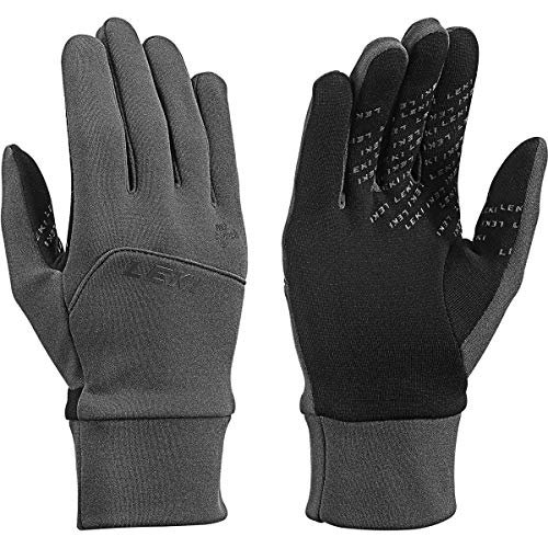 LEKI Urban MF Touch Grau-Schwarz, Fingerhandschuh, Größe 9 - Farbe Charcoal - Black von LEKI