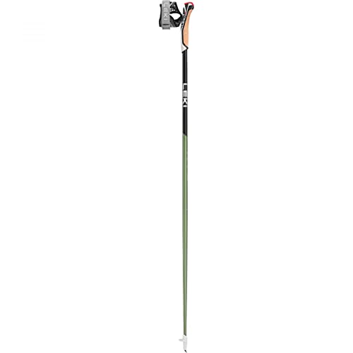 Leki Flash Carbon Länge 125 cm Green metallic-Black-Neonyellow von LEKI