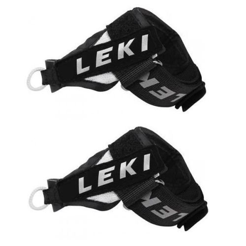 LEKI Schlaufen Trigger 3 Shark Silber für Nordic Walking Stöcke (M, L, XL) von LEKI