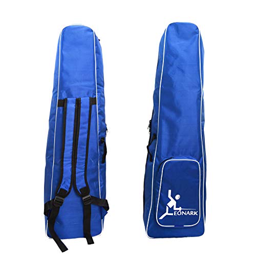 LEONARK Fechtende Deichsel-Radtasche für Degensäbel und Folie - Trolley-Koffer für Fechter Schwertanzug und Maske - Aufbewahrungstasche für Fechter für Erwachsene und Kinder (Blue A) von LEONARK