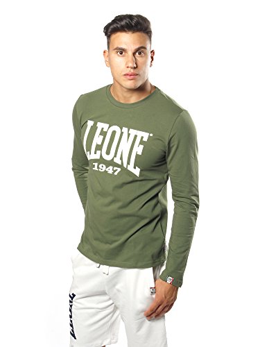 Leone 1947 Never Out Stock, Shirt Langarm Herren XL grün von LEONE 1947 APPAREL