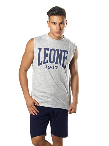 Leone 1947 Sport Fight Activewear LSM560, Herren-Weste, Herren, LSM560, Grigio (Melange), 3XL von LEONE 1947 APPAREL