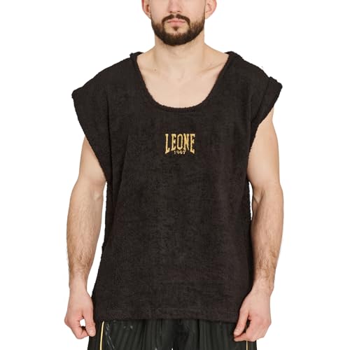 LEONE 1947, PONCHO PREMIUM Unisex - Erwachsene, Schwarz, L/XL, AB290 von LEONE 1947