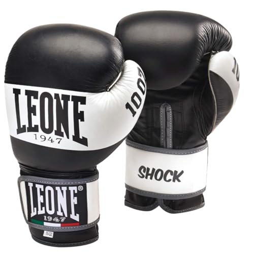 Leone 1947 Shock Boxhandschuhe, Schwarz, 10 Uz Leone 1947 Shock Boxhandschuhe, Schwarz, 10 Uz von Leone 1947