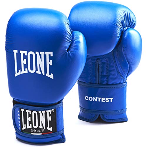 LEONE 1947, Boxhandschuh-Wettbewerb, Unisex-Erwachsene, Blau, 10 OZ, GN010 von LEONE 1947