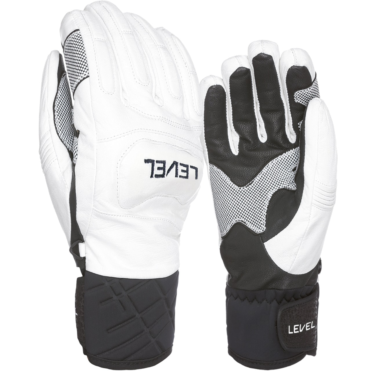 Level Rennhandschuh RACE white/black von Level