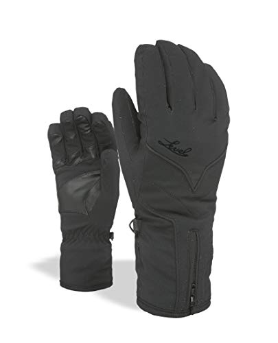 Level Damen Liberty W Gore-Tex Handschuhe, Black, 6.5 von Level