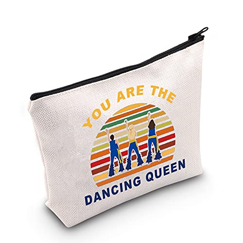LEVLO Mamma Make-up-Tasche mit Musikkomödie und Mamma-Fans, Geschenk "You Are The Dancing Queen", Tanzende Königin, Kosmetiktasche von LEVLO