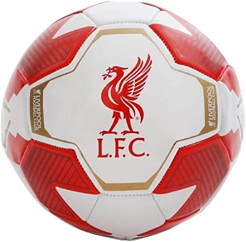 FC Liverpool Fußball - Liverbird - rot/weiß Ball Gr. 5 LFC - Plus Lesezeichen Wir lieben Fußball von LFC Liverpool