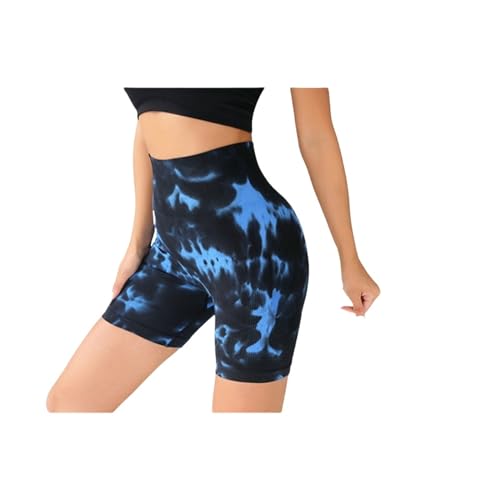 LHEZXS Yoga-Shorts Fitness Dreipunkt-Yogahosen-Hosen Im Freien In Hüftleben Hoher Tummelkontrollshorts Für Frauen-Aj-L von LHEZXS