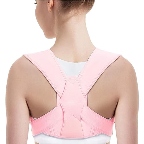 Rückenstabilisator Rückenbandage Lendenwirbel, Unterrücken Rundrücken Rückengurt Geradehalter Rückengurt Rückenschmerzen Lendenwirbel Herren Damen pink,XL von LIBRACTA