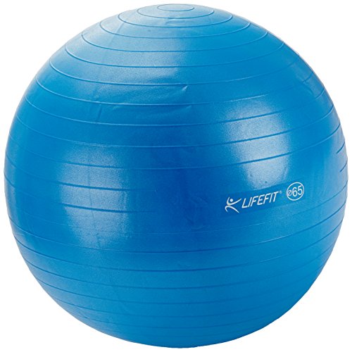 LIFEFIT Gymnastikball Anti-Burst, Blau, 75 cm von LIFEFIT