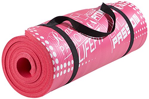 LIFEFIT Yoga-Matte EXLUZIV PLUS, Hellrosa, 180x60x1.5cm von LIFEFIT