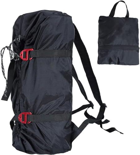 LIFEJXWEN Kordeltasche zum Klettern, Rucksack für Seile, Kletterausrüstung, wasserdicht, Rope Bag, Rucksack, Outdoor, Camping, Wandern von LIFEJXWEN