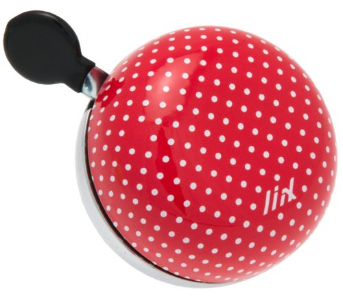 Liix Mini Ding Dong Fahrradklingel Polka Dots Red von Liix