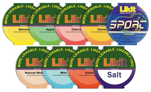 Liit Little Likits – Aufschlag von Elektrolyt für Pferde L Wassermelonenrot von Likit