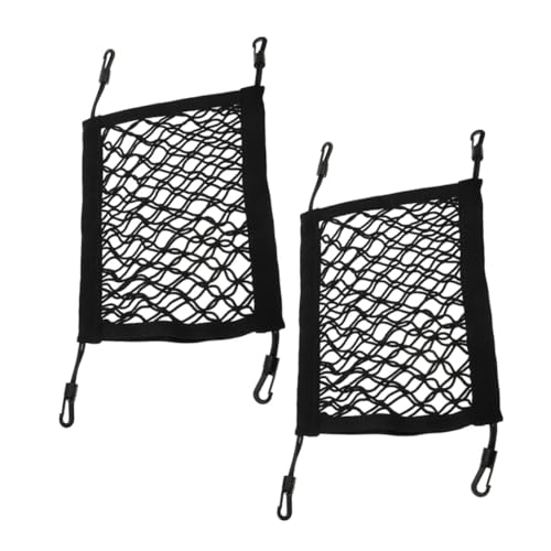 LIOOBO 2 Stück Teiliges Elastisches Netz-decktaschen Strapazierfähigem Nylon Erweiterbar Faltbar Leichte Aufbewahrungstasche für Kajak Sup und Surfboard Vielseitige Transportlösung von LIOOBO