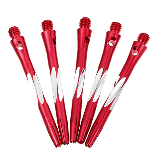 LIOOBO 5 Stück Teiliges Aluminium Dartschäfte Gewinde Leichte Langlebige Schäfte mit Rutschfester Oberfläche Optimale Balance und Passend für Steel Dartspitzen und Flights LIOOBO 5 Stück Teiliges Aluminium Dartschäfte Gewinde Leichte Langlebige Schäfte mit Rutschfester Oberfläche Optimale Balance und Passend für Steel Dartspitzen und Flights von LIOOBO