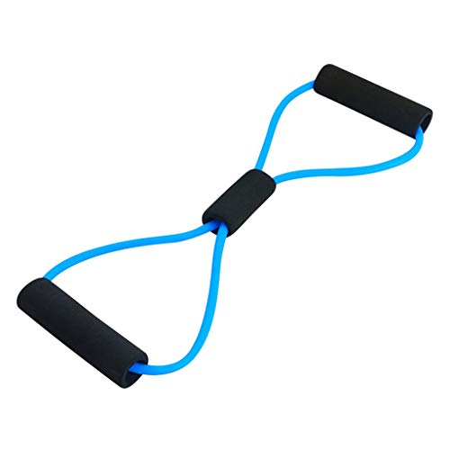LIQIN Yoga Rally Home Fitness Stretch Seil Rückentrainer dünne Schulter Schönheit zurück Stretch-Gürtel Brust Übung Arm (Color : Blue) von LIQIN