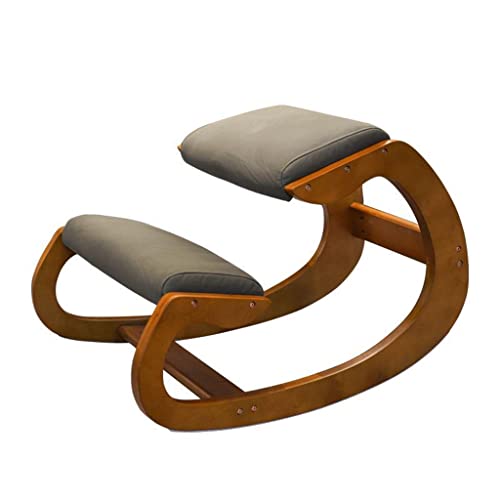 Ergonomischer Kniestuhl, Haltungsunterstützung, bequemer gepolsterter Büroschreibtischstuhl, abgewinkelter Schaukelhocker, ausgleichender Sitz, natürliche Linderung von Nacken- oder Rückenschmerzen von LIUNJHUY