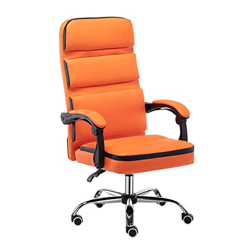 Gaming-Stuhl, Gaming-Stuhl im Racing-Stil, ergonomische Computerstühle, Bürostühle mit segmentierter Rückenlehne, höhenverstellbar, neigbar, drehbarer Schreibtischstuhl (Farbe: Orange) interesting von LIUNJHUY